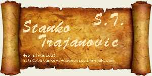 Stanko Trajanović vizit kartica